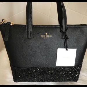Kate Spade Ina Greta Court black small satchel